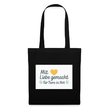 For animals in need - Tote Bag - black - Front
