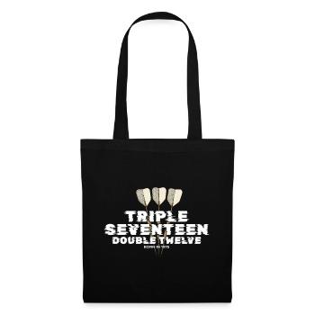 Vintage 1975 Darts Checkout - Tote Bag - black - Front