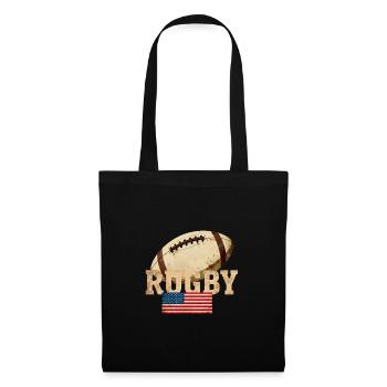 Rugby USA Vintage Crest - Sac en tissu - noir - Devant