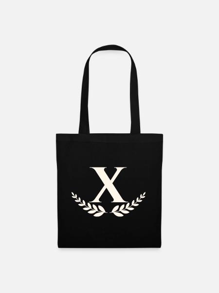 X - Stoffbeutel - Schwarz