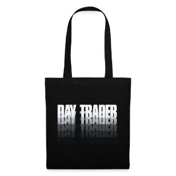 Day Trader Marché boursier Trader boursier - Sac en tissu - noir - Devant