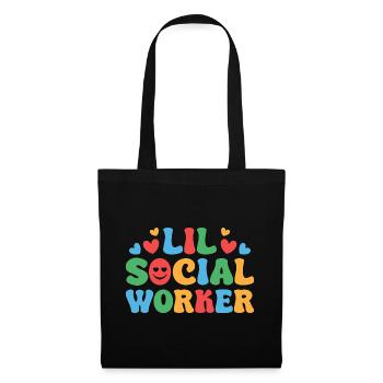 Social Worker Quota Lil Social Worker Social Work - Tote Bag - black - Front