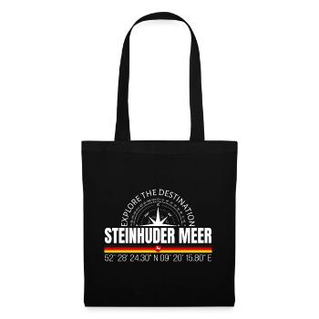 Steinhuder Meer - Stoffbeutel - Schwarz - Vorne
