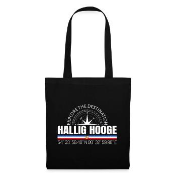 Hallig Hooge - Stoffbeutel - Schwarz - Vorne