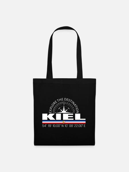 Kiel - Stoffbeutel - Schwarz