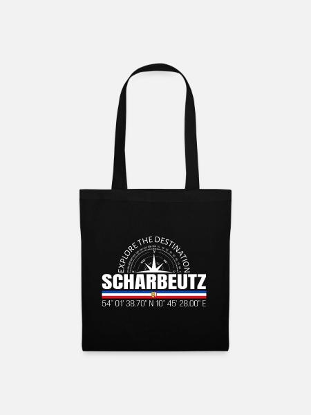 Scharbeutz - Stoffbeutel - Schwarz