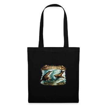 Lions of the Sea – Vintage Sea Lion Wildlife - Tote Bag - black - Front