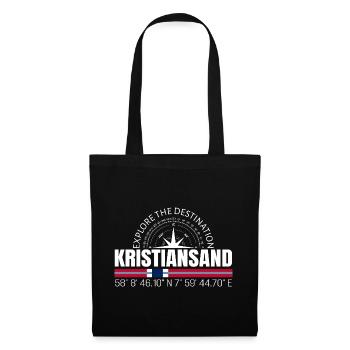 Kristiansand - Tote Bag - black - Front