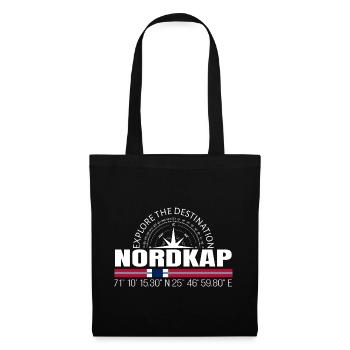 Nordkap - Stoffbeutel - Schwarz - Vorne