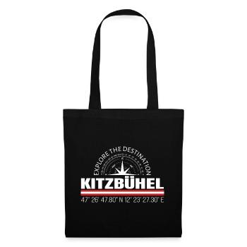 Kitzbühel - Stoffbeutel - Schwarz - Vorne