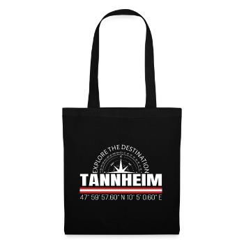 Tannheim - Stoffbeutel - Schwarz - Vorne