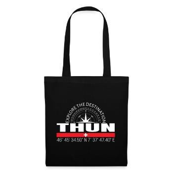 Thun - Stoffbeutel - Schwarz - Vorne