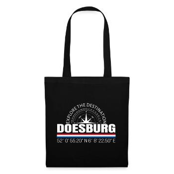 Doesburg - Stoffbeutel - Schwarz - Vorne