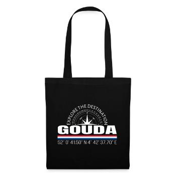Gouda - Stoffbeutel - Schwarz - Vorne