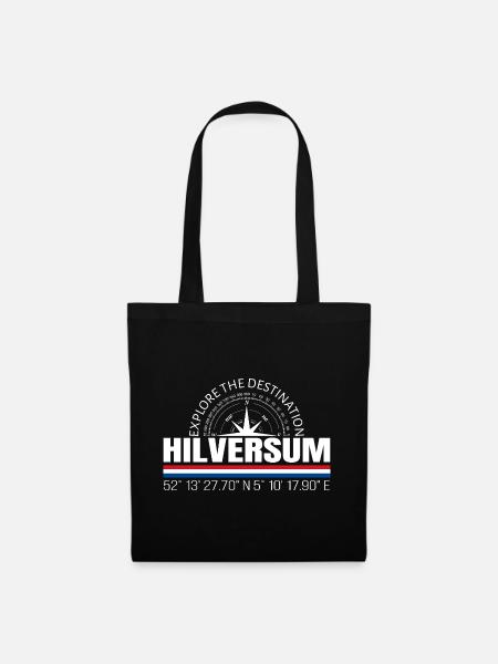 Hilversum - Stoffbeutel - Schwarz