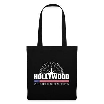 Hollywood - Stoffbeutel - Schwarz - Vorne