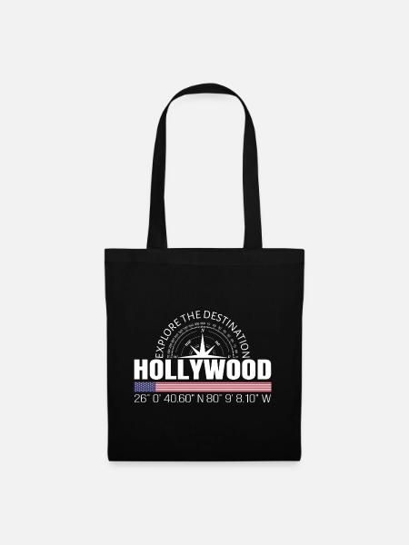 Hollywood - Stoffbeutel - Schwarz