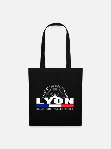 Lyon - Stoffbeutel - Schwarz