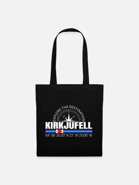 Kirkjufell - Stoffbeutel - Schwarz