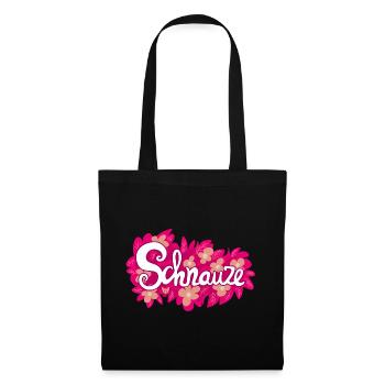 Schnauze – Spruch Shirt Geschenkidee für Impulsive - Stoffbeutel - Schwarz - Vorne