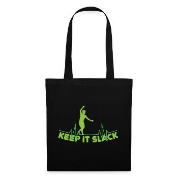 slackline - Sac en tissu - noir - Devant