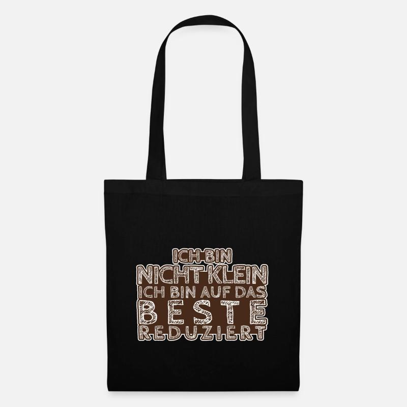 Ich Bin Nicht Klein - Stoffbeutel - Schwarz