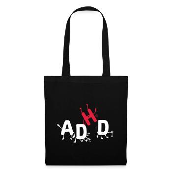 ADHD T-Shirts - Stoffbeutel - Schwarz - Vorne