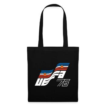 Yougoslavie - Football design 1976 (w) - Sac en tissu - noir - Devant