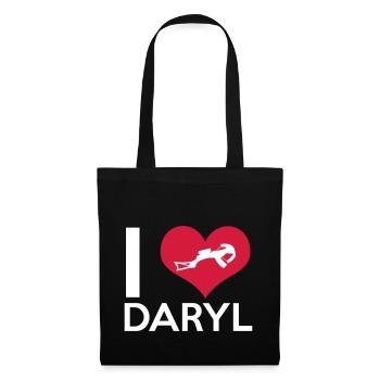 I Love Daryl - Tote Bag - black - Front