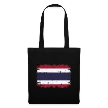 La Thaïlande - Sac en tissu - noir - Devant