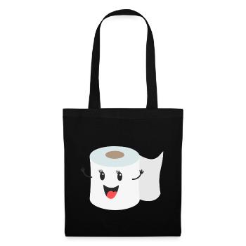 Toilet paper - Tote Bag - black - Front