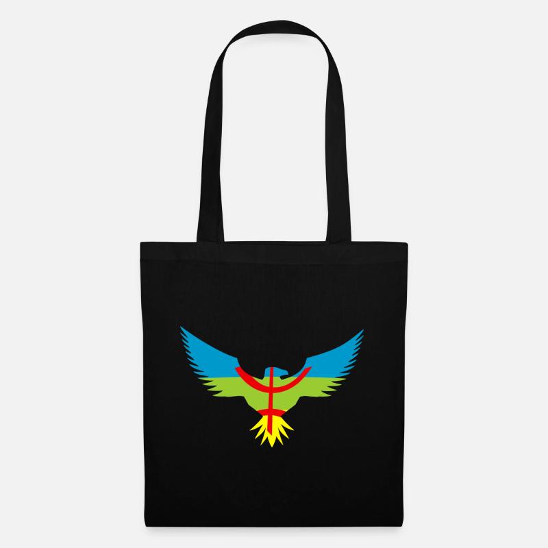Adler Amazigh - Stoffbeutel - Schwarz