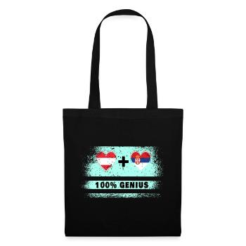 Austria and Serbia 100% Ingenious / Gift - Tote Bag - black - Front
