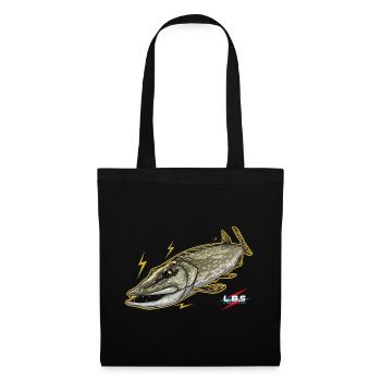 Brochet Sauvage - Sac en tissu - noir - Devant