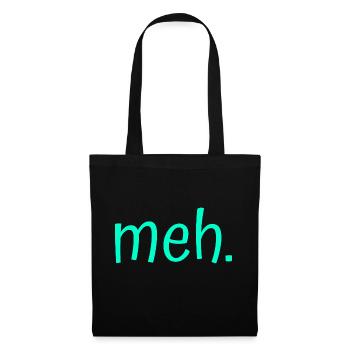 me dit - Sac en tissu - noir - Devant