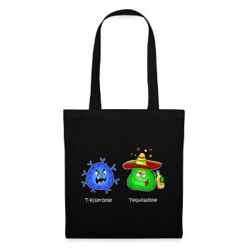 T killer cell, immune system, virus tequila T cell - Tote Bag - black - Front