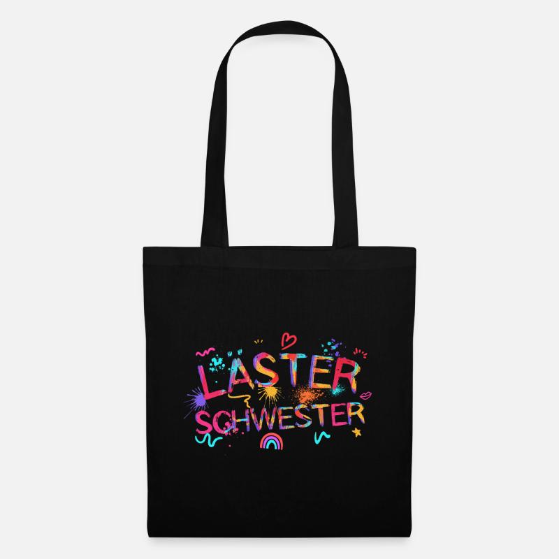 Lästerschwester - Stoffbeutel - Schwarz