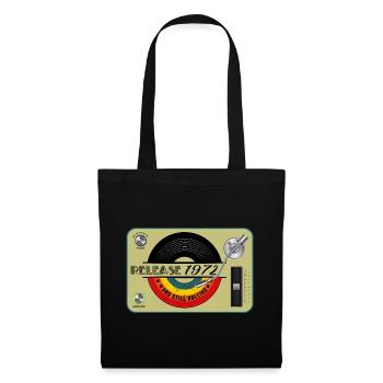 1972 geburtstag release 50 jahre 50.jubiläum retro - Stoffbeutel - Schwarz - Vorne