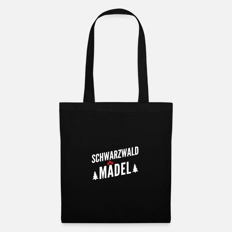Schwarzwaldmädel - Stoffbeutel - Schwarz