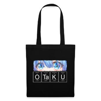 Otaku Anime Augen Chemisches Element - Stoffbeutel - Schwarz - Vorne