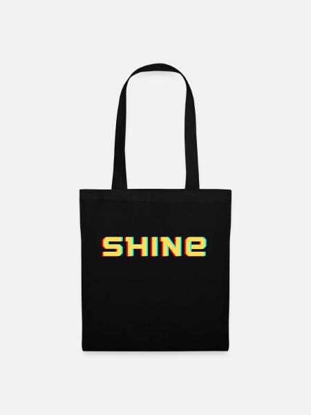 Shine - Stoffbeutel - Schwarz