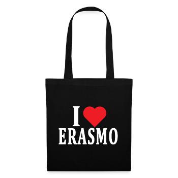 t-shirt I love Erasmo t-shirt gift idea - Tote Bag - black - Front