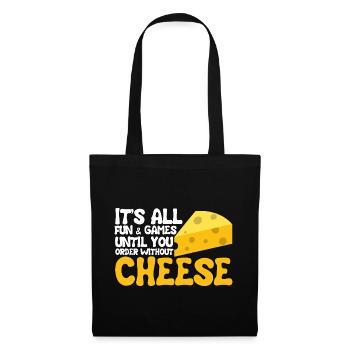 Gouda lovers for smoked Gouda - Tote Bag - black - Front