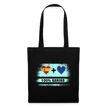 L’Espagne et l’Europe drasent 100% génie - Sac en tissu - noir - Devant