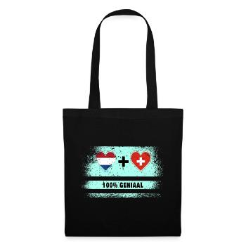 Have you put the Netherlands and Switzerland in your heart? - Tote Bag - black - Front