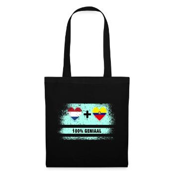 Ecuador and the Netherlands 100% Genius flag - Tote Bag - black - Front