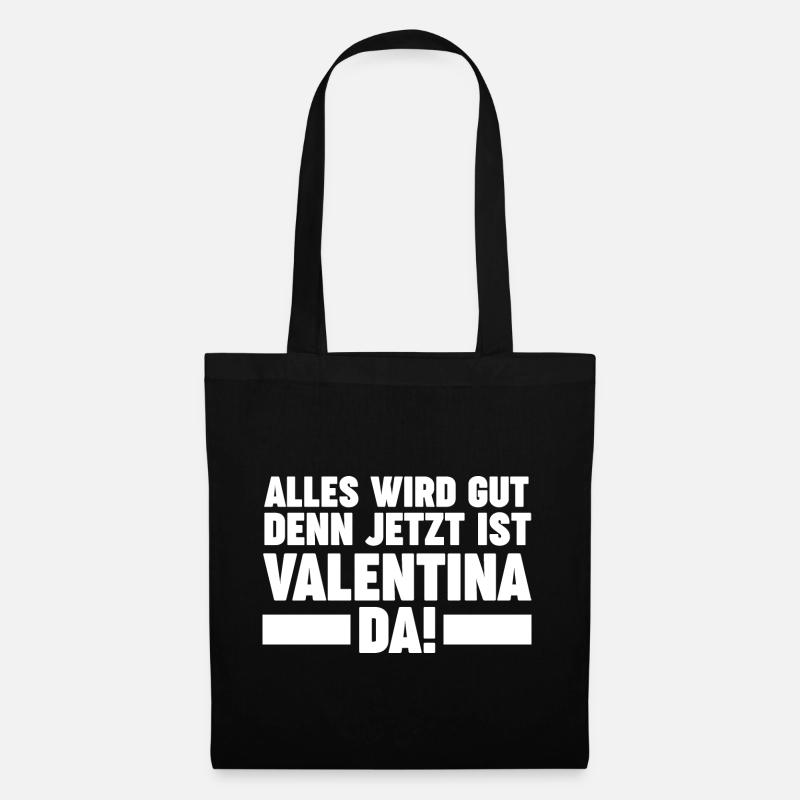 Valentina - Stoffbeutel - Schwarz