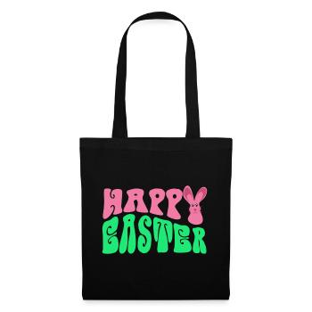 Frohe Ostern - Happy Easter - Tote Bag - black - Front