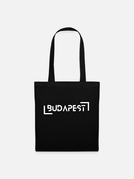 Budapest - Stoffbeutel - Schwarz