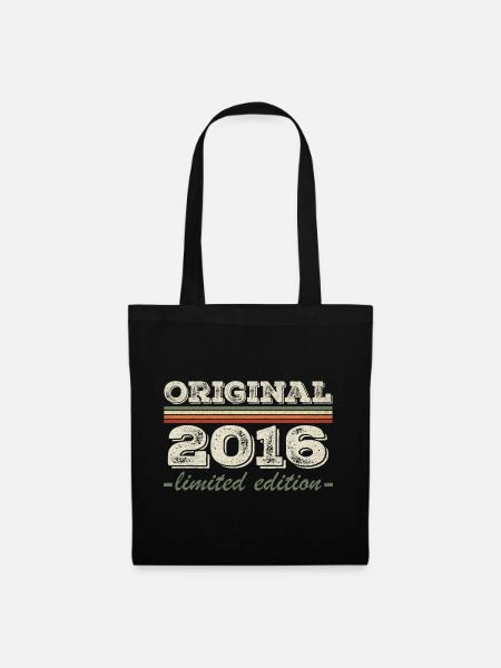 Legende seit 2016 Geboren 2016 Geburtstag 2016 - Stoffbeutel - Schwarz